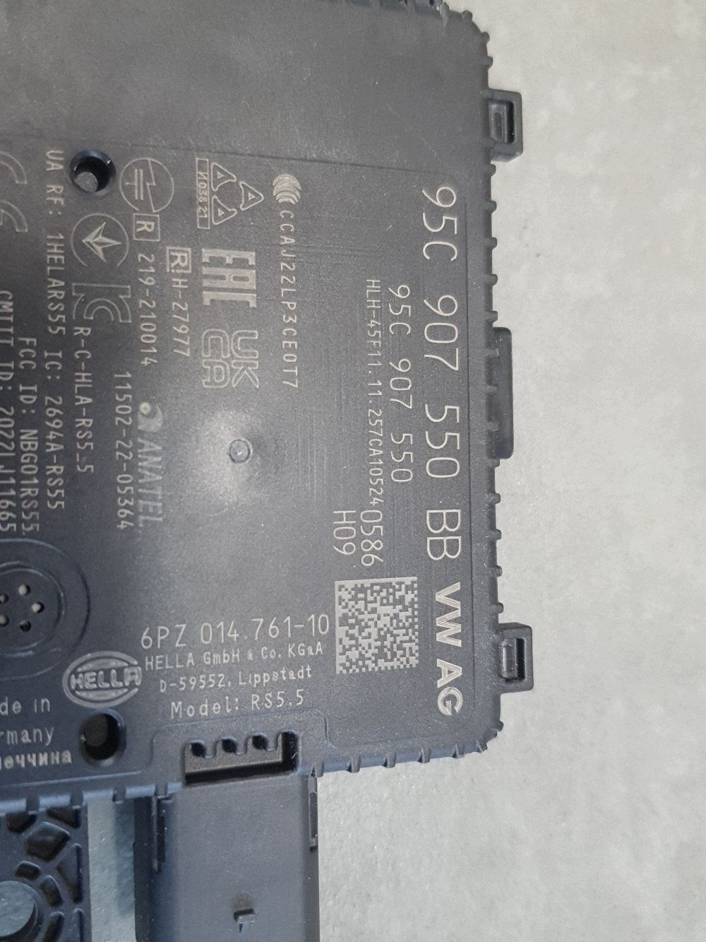 Audi A6 A5 Q6 module surveillance angle mort angle (BSM/BLIS) 95C907550BB