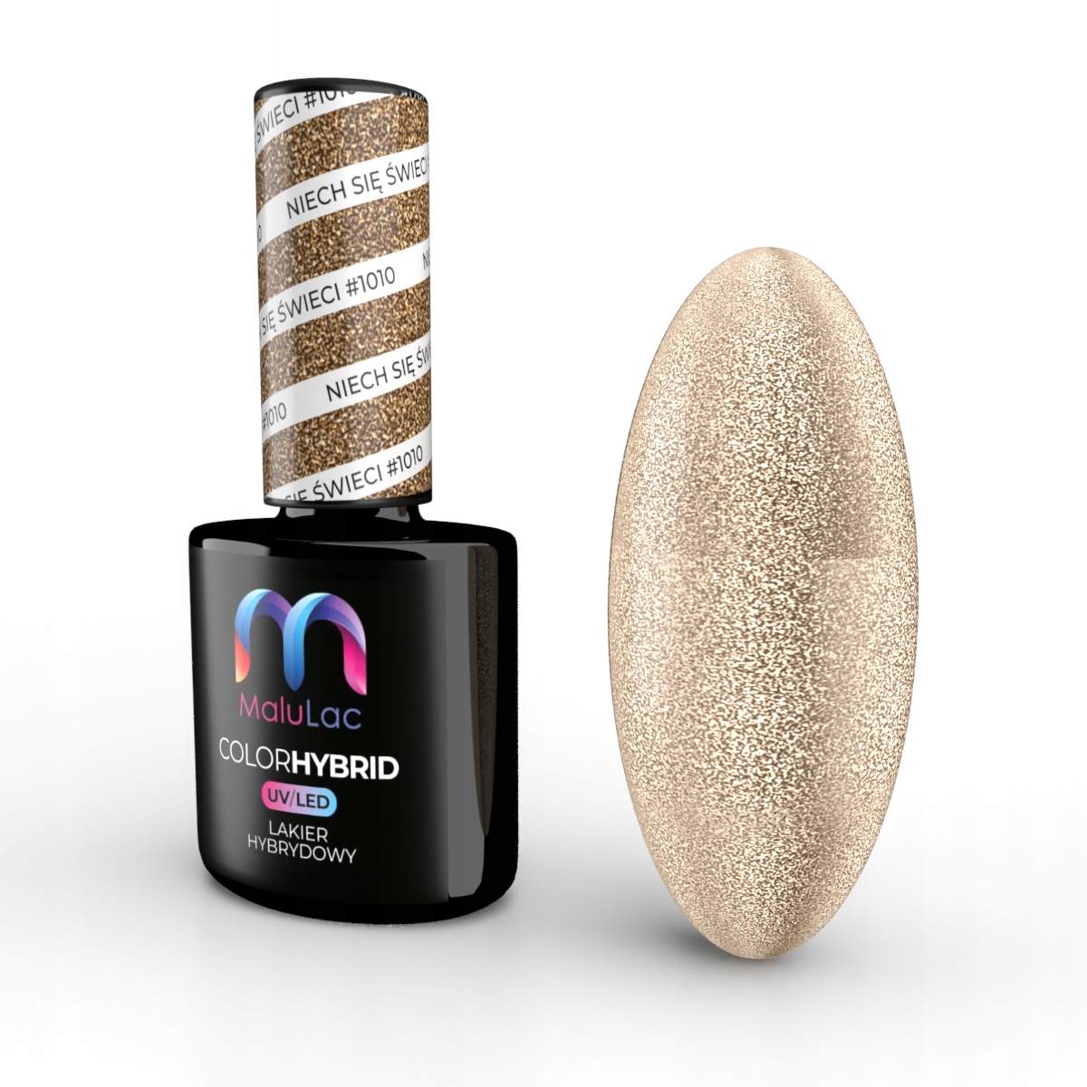 

MaluLac lakier hybrydowy Niech Się Świeci #1010