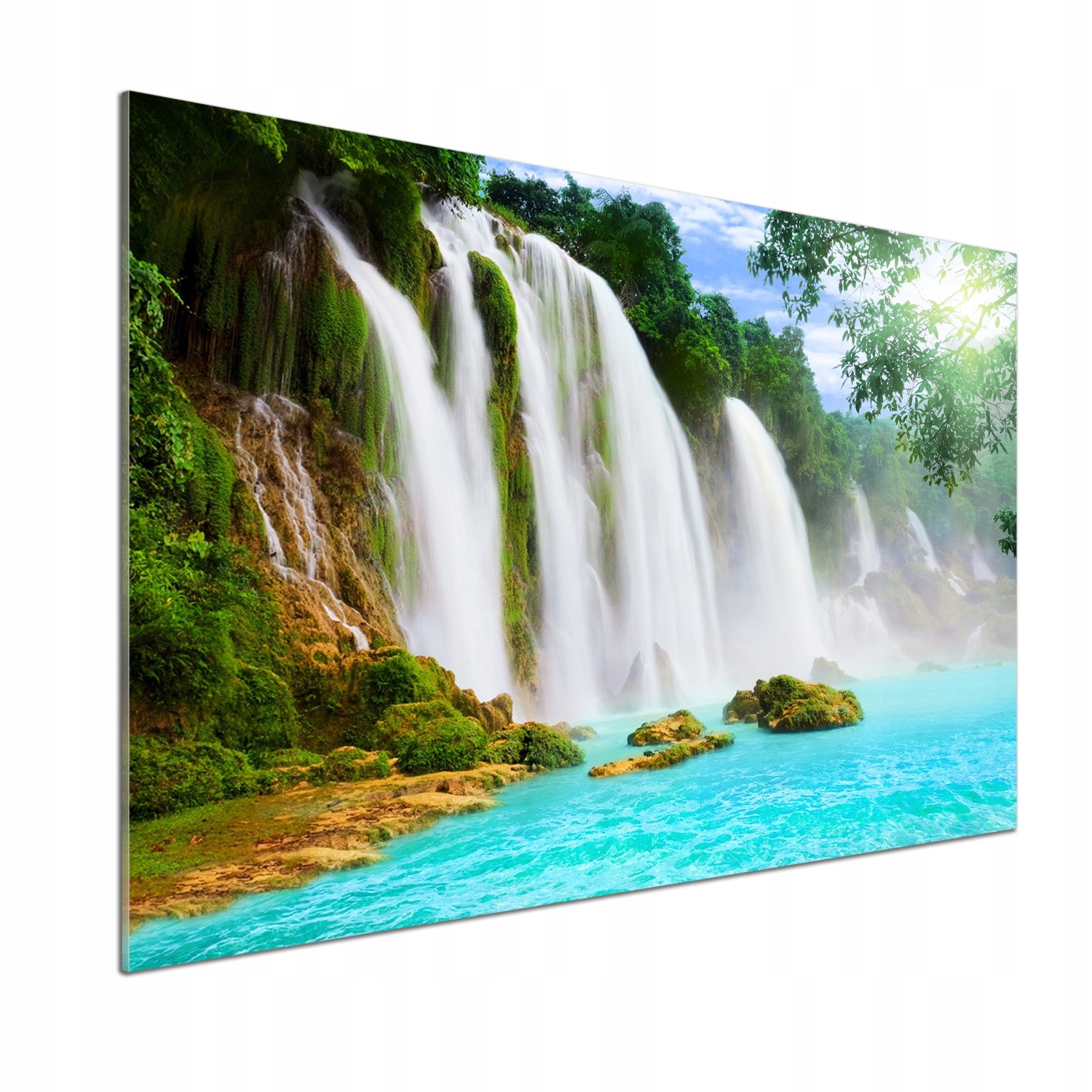 Panel mezi kuchyňským nábytkem Vodopád 100x70 Lepidlo