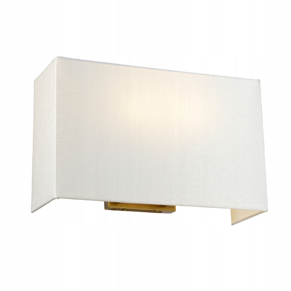 Nástenná lampa zlatý obdĺžnikový krémový tienidlo 37 cm Designer's Lightbox