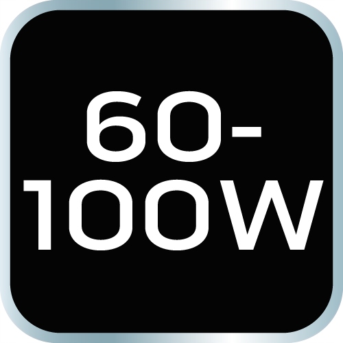 Zestaw: pistolet klejowy 11 mm, 60/100W, 12 wkładów klejowych, 3 ochraniacz Temperatura maksymalna 193°C