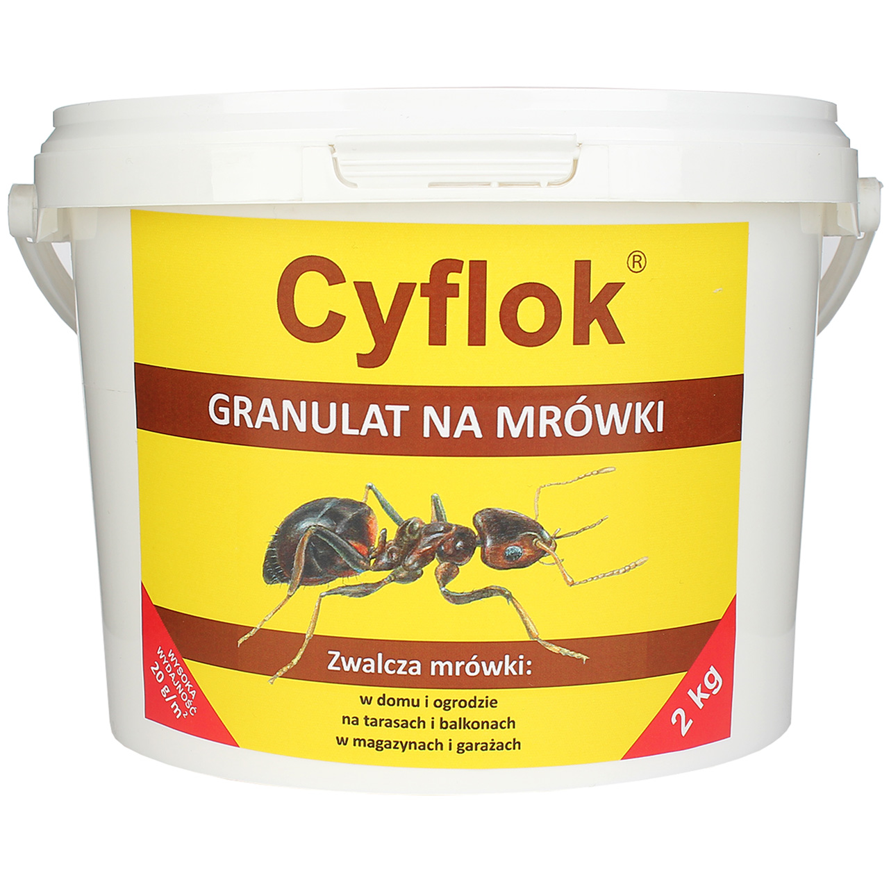 

Silny Środek Na Mrówki W Granulacie Cyflok 2 Kg