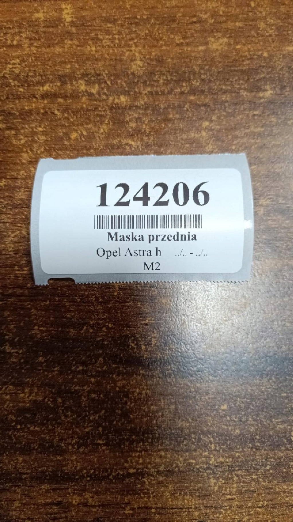 OPEL ASTRA H bonnet front Z4AU