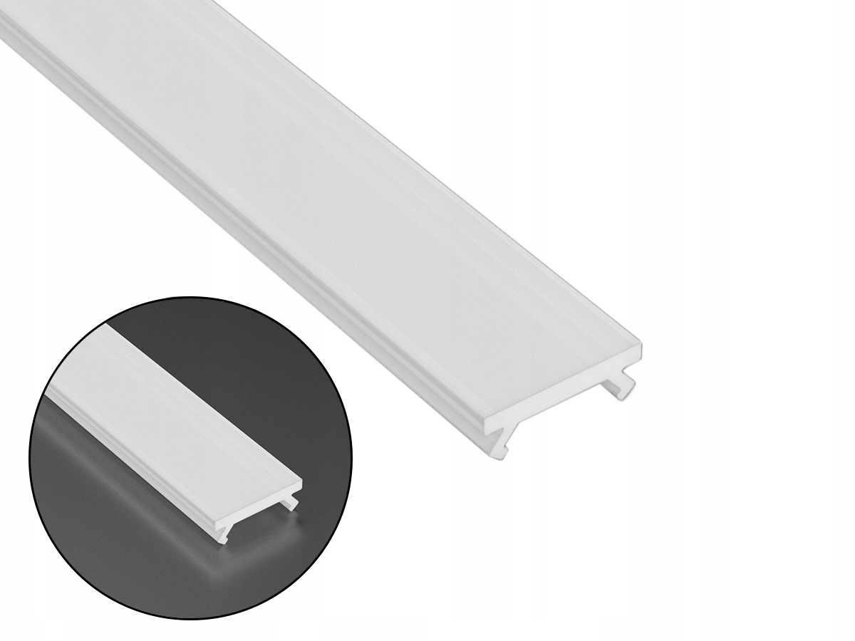 Szybka Klosz do Profilu LED Mleczny 2m X SLIM do Taśm