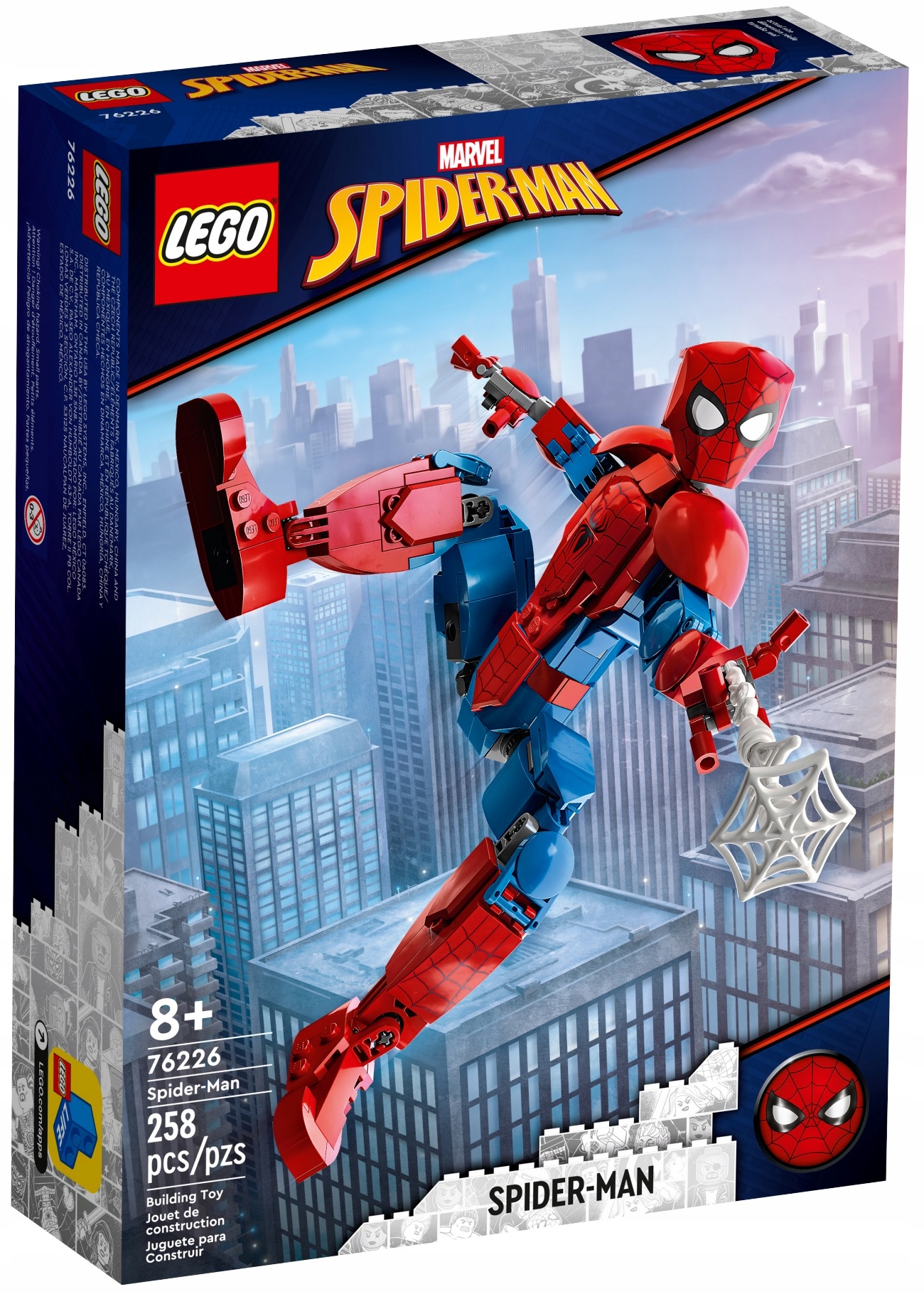 LEGO MARVEL 76226 DUŻA FIGURKA SPIDERMAN DUŻY MECH SPIDERMANA ROBOT SPIDER EAN (GTIN) 5702016706215