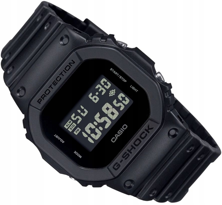 Sportovní Pánské Hodinky Casio G-shock DW-5600UBB-1ER Černá Led Kostka WR200