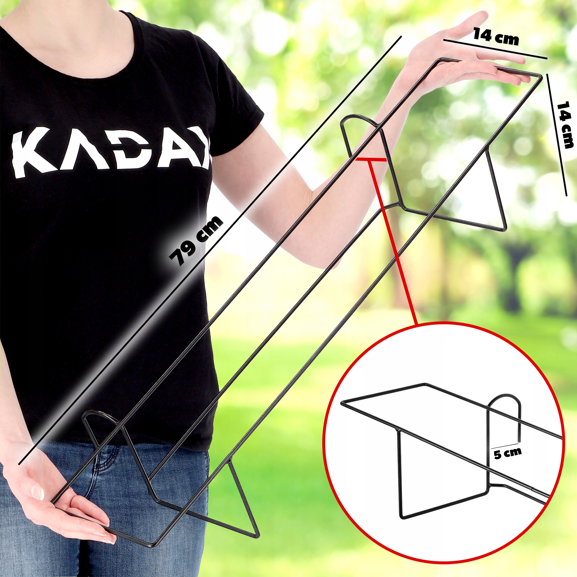 WIESZAK UCHWYT NA SKRZYNIĘ BALKONOWĄ DONICZKI 80cm Kod producenta K1350