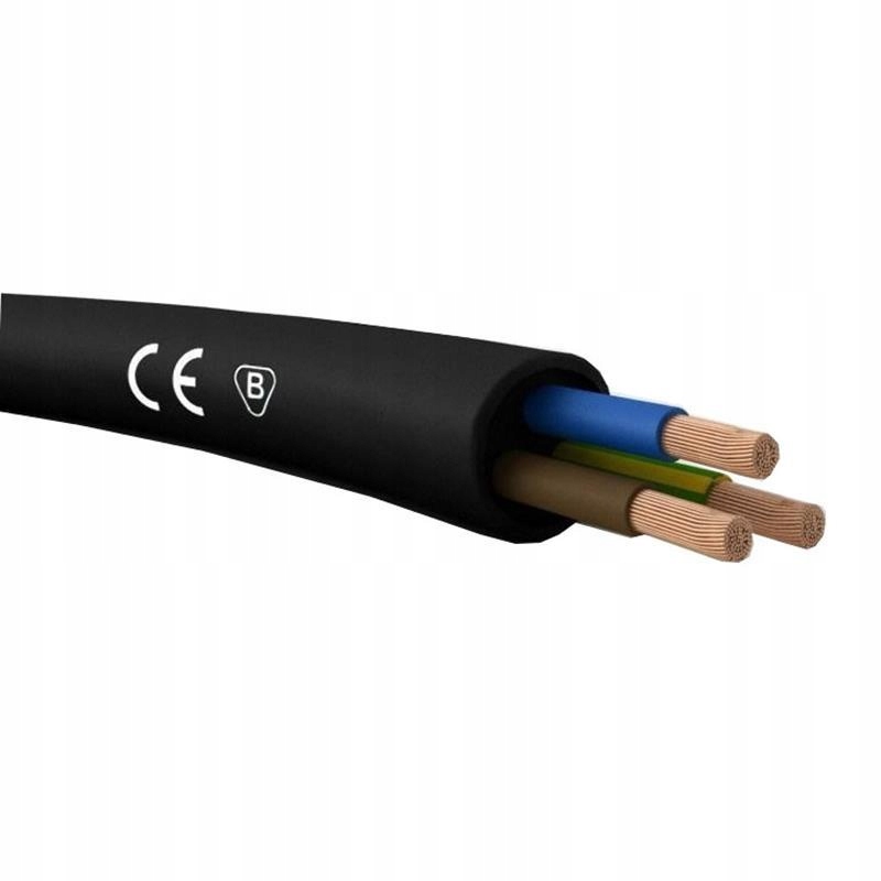 

Przewód gumowy Ow 3x2,5 300-500V H05RR-F 1m