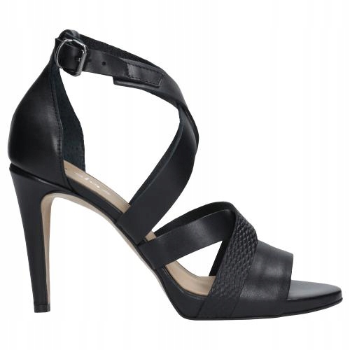 

Buty Wojas Sandały damskie skóra czarne r. 36