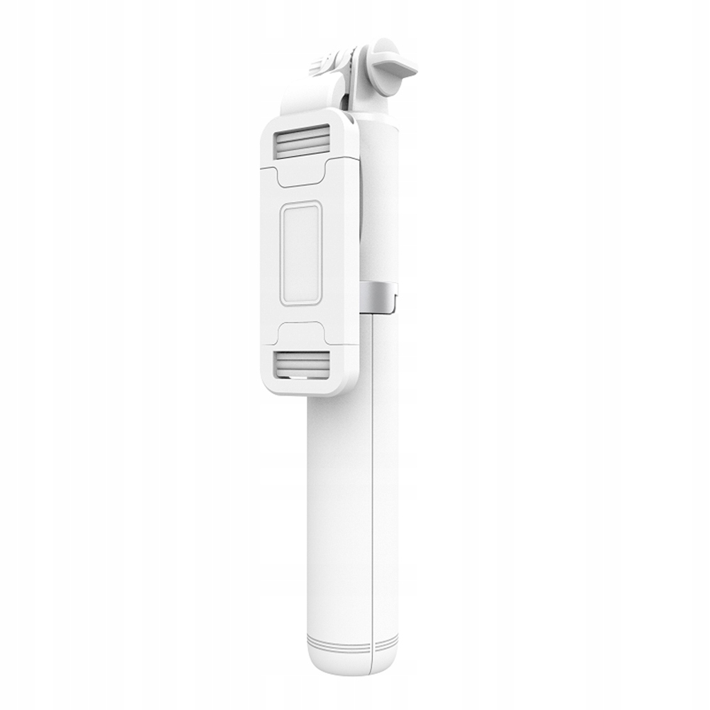 Techsuit Kij do selfie (Q01) sterowania Bluetooth statywowym biały