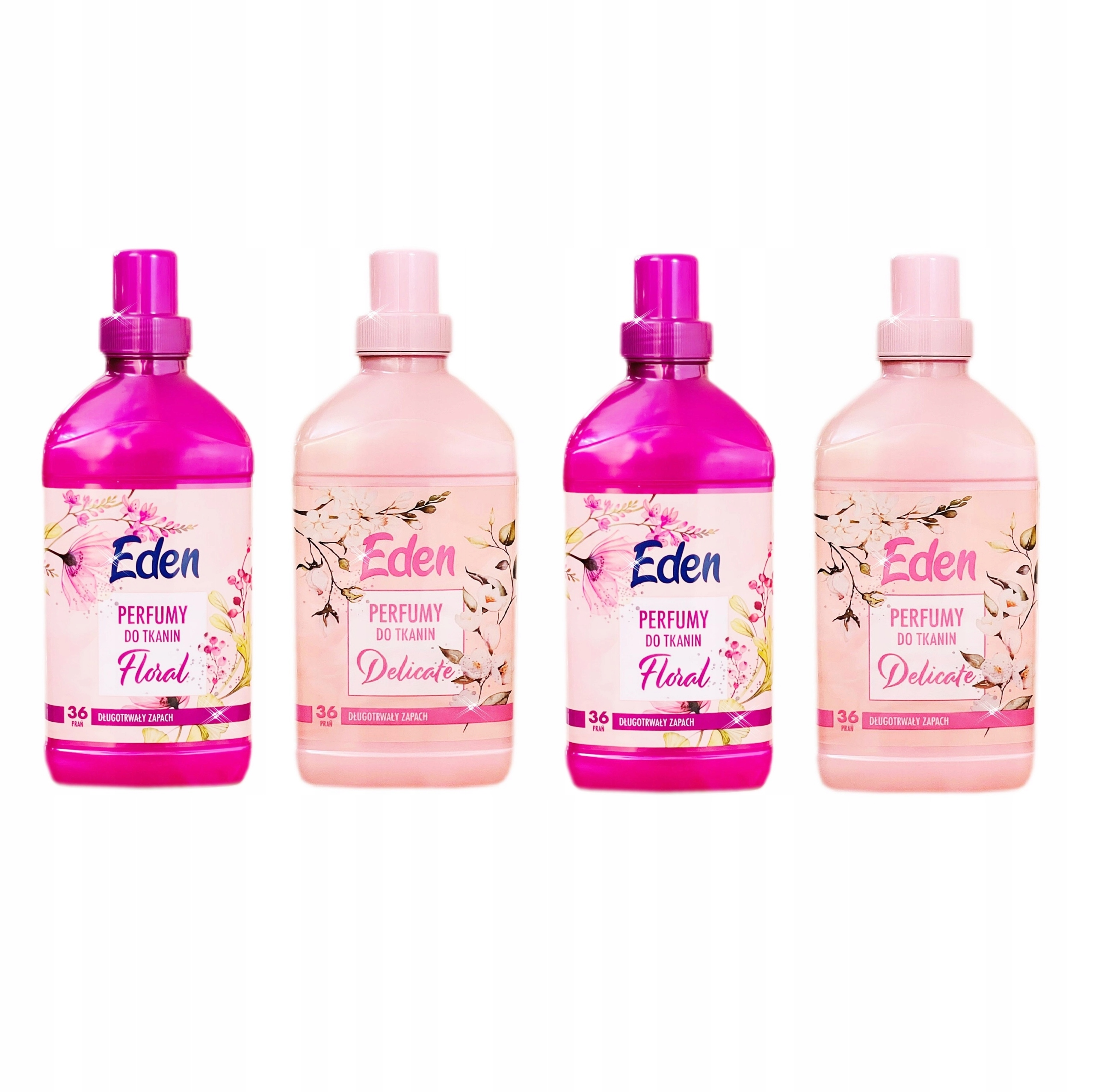 Perfumy do Tkanin Eden Floral Delikate 4x720 ml Długotrwały Zapach Prania