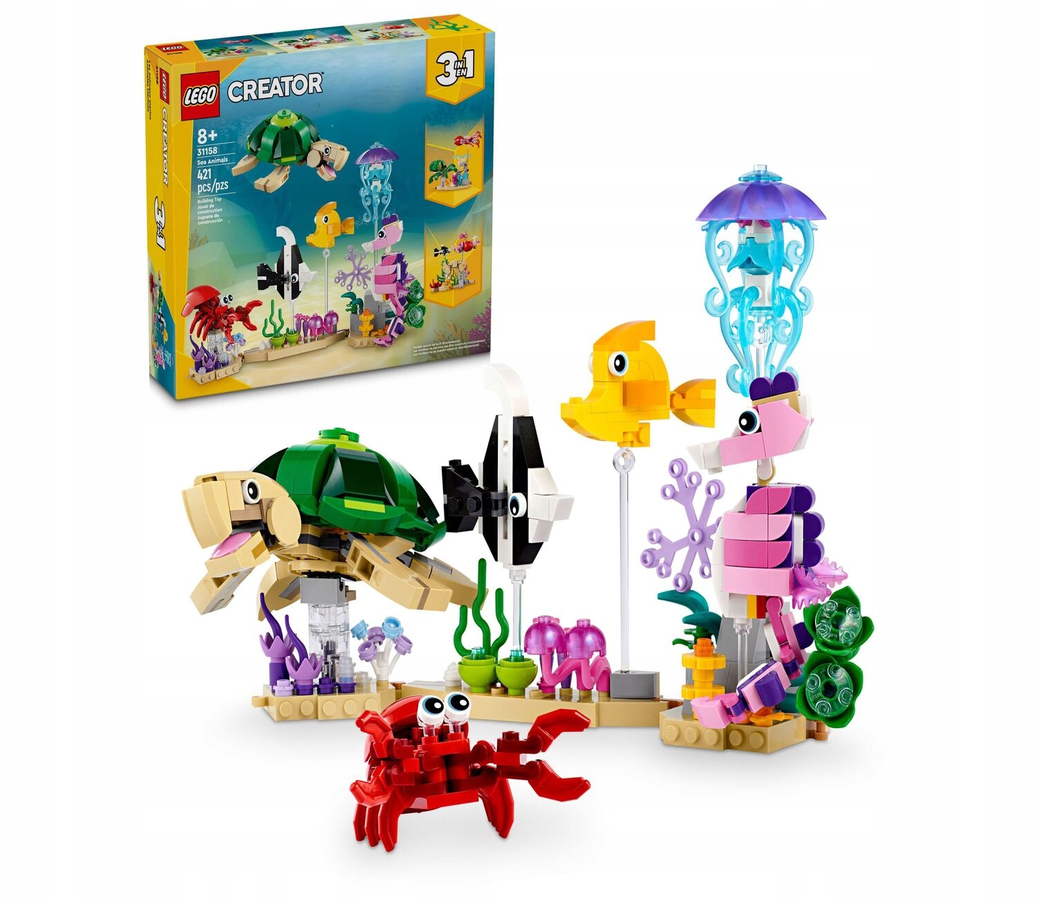 Lego 31158 Creator 3v1 Mořská zvířata