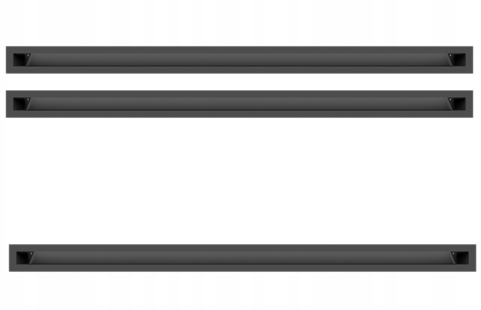 Kratki krbové Luft jednoduché černé 60x1000 3ks