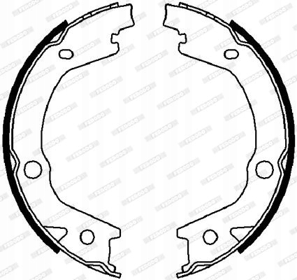 ZESTAW SZCZĘK HAMULCOWYCH, HAMULEC POSTOJOWY Stan opakowania oryginalne