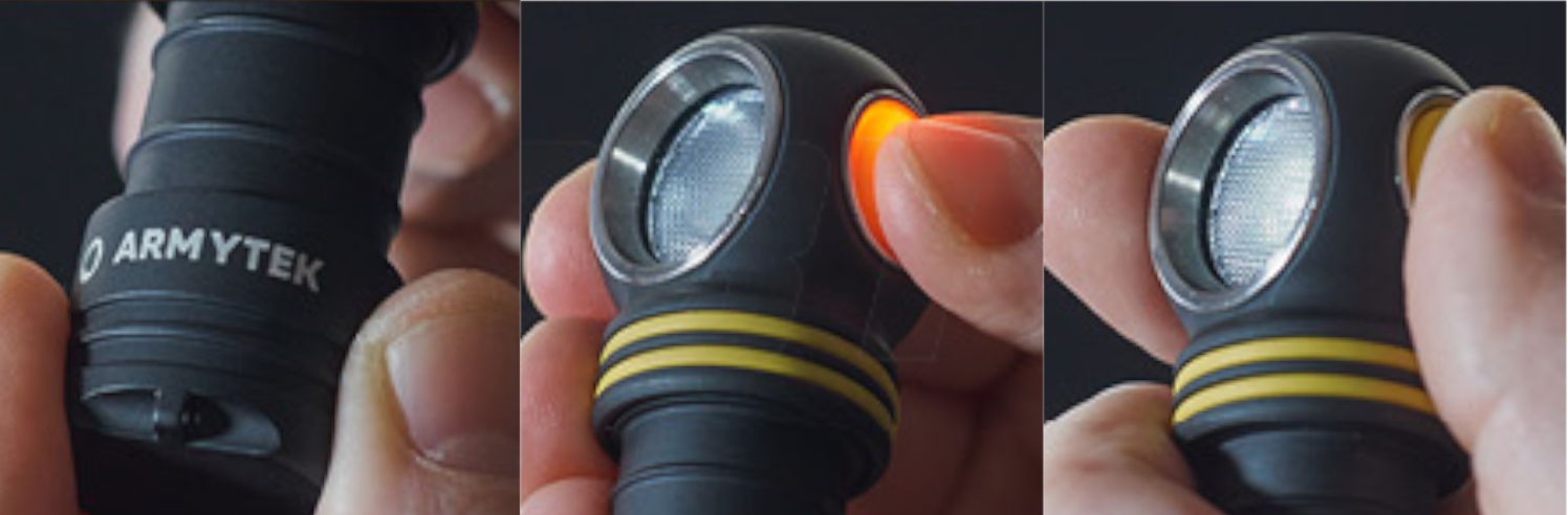 ZESTAW MOCNA LAMPKA ROWEROWA LED ELF C2 MICRO-USB WHITE 1100LM PRZÓD UCHWYT Zasilanie akumulator