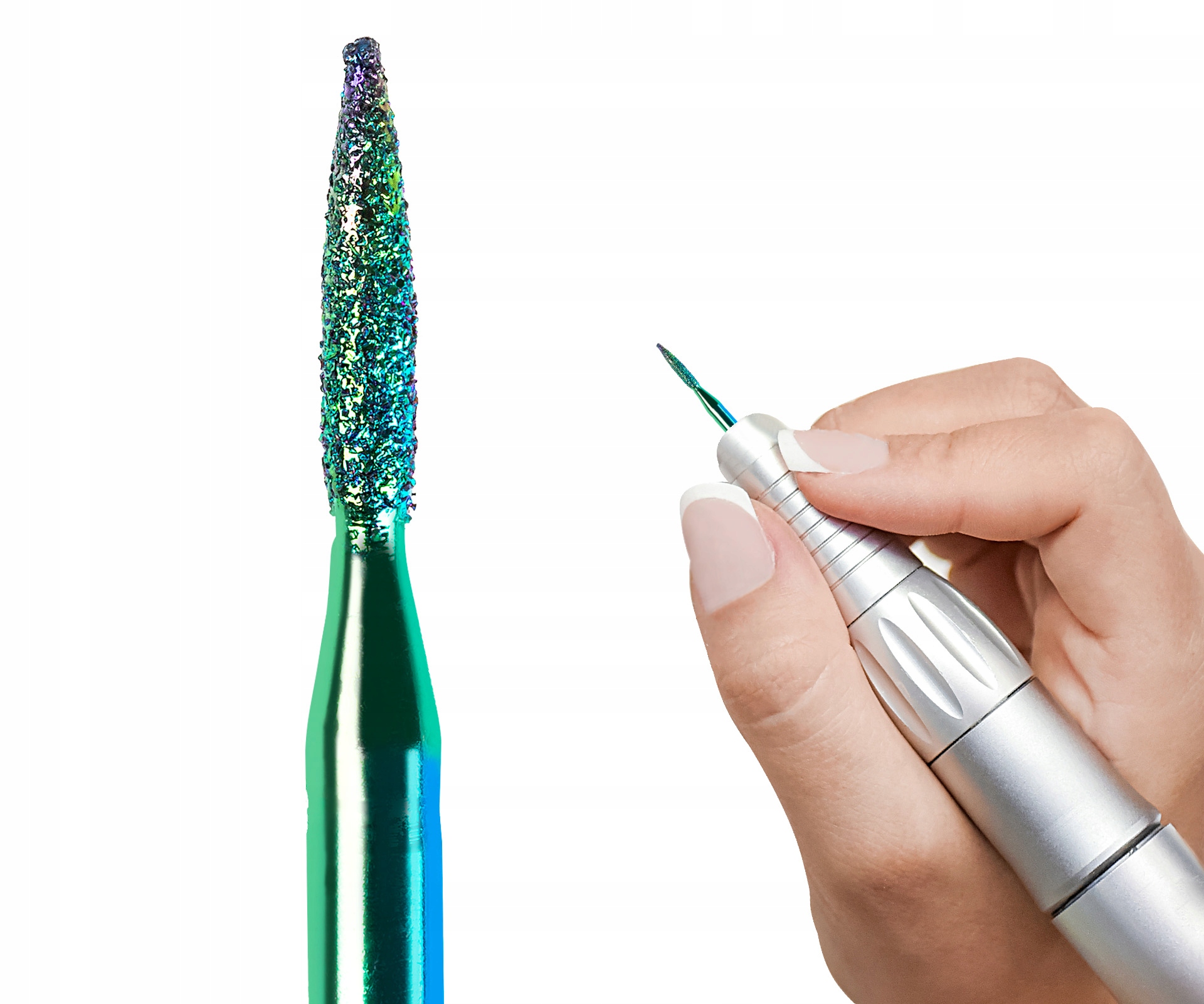 

Frez Diamentowy Płomień Do Skórek Hybryd rainbow