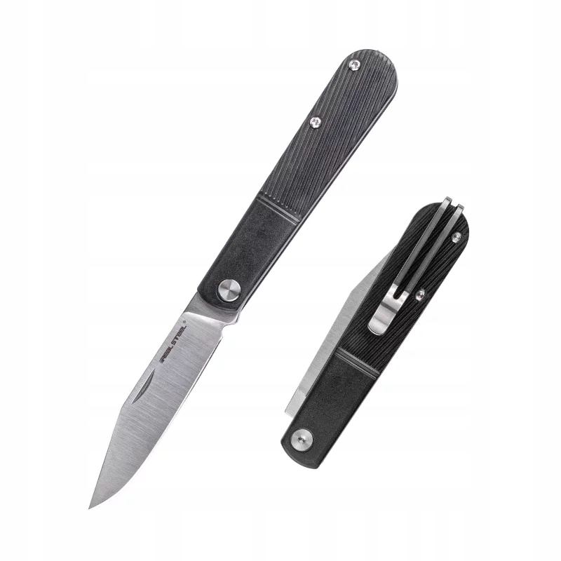 Nůž s klipem s funkcí vidlice Real Steel Real Barlow Clip Point
