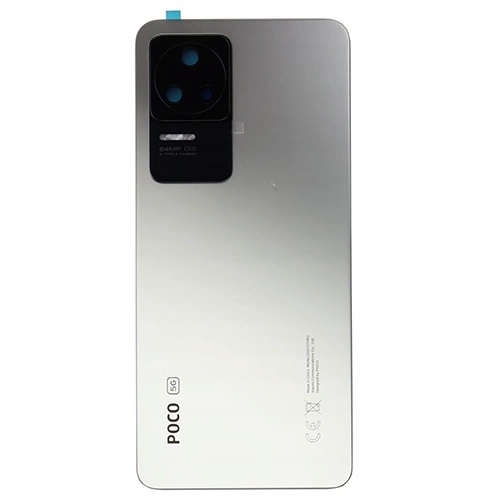 Originální Klapka Baterie, Zadní Kryt Panelu Xiaomi Poco F4, Stříbrná