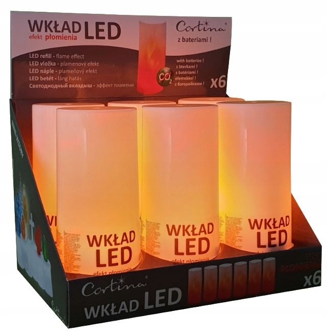 

Świeca Led Zwykły Płomień 1 sztuka