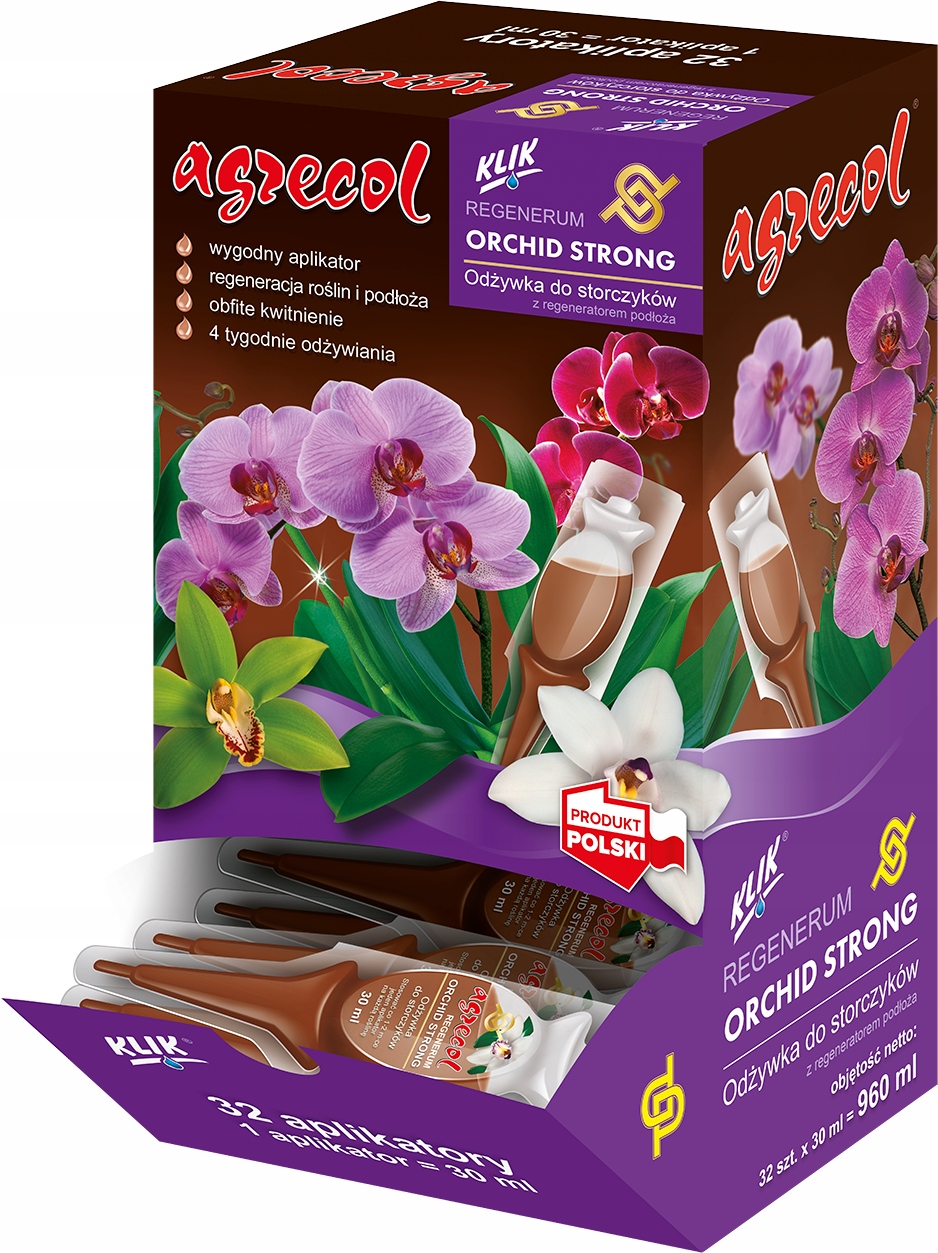Regnerující kondicionér pro orchideje Agrecol Orchid Regenerum 32 x 30 ml