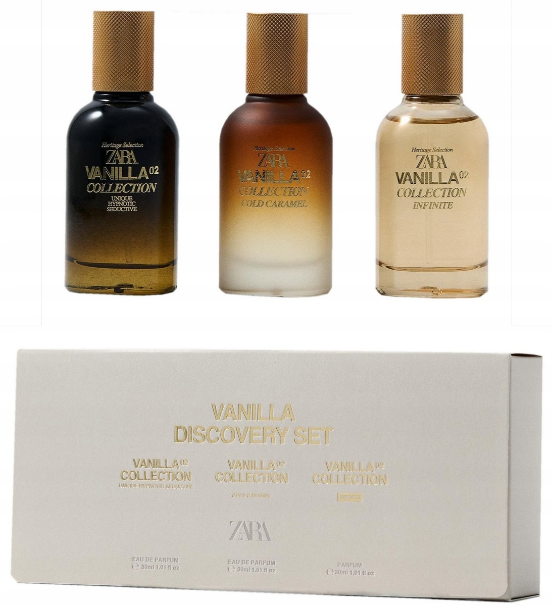 Zara Vanilla Collection 02 Discovery Set Edp 3X zestaw męski