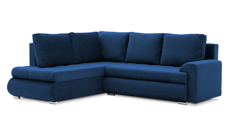 Narożnik TOKIO V PRO Rozkładany FUNKCJA SPANIA Kronos 09 Granatowy (wzór 1)