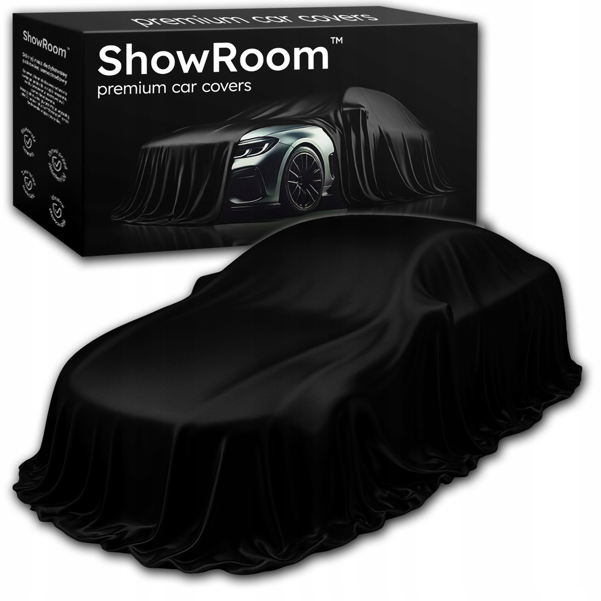 Výstavní autopotah Salon Premiéra Příjem Auta Černá