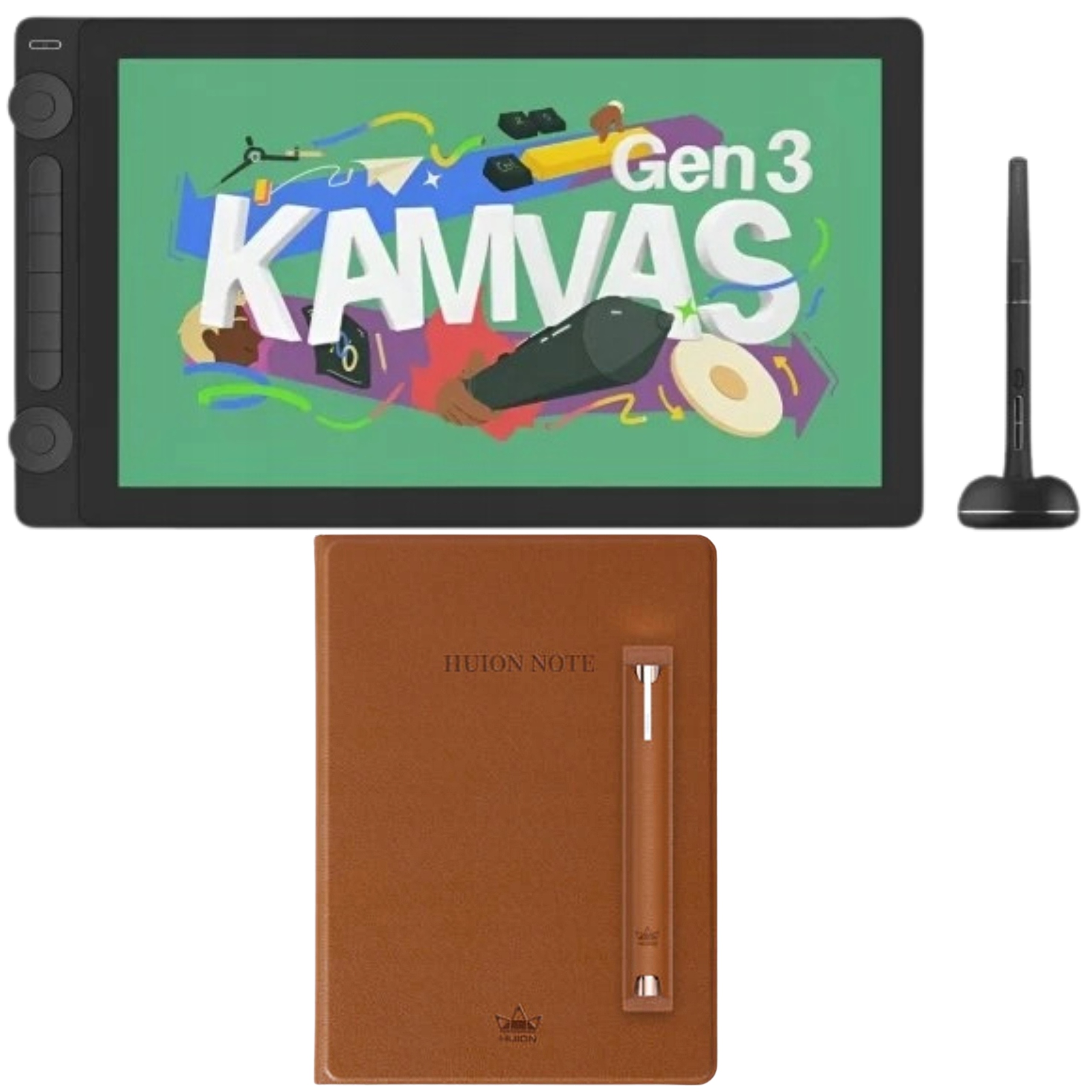 Tablet graficzny HUION Kamvas 16 NEW Gen.3 + HUION Note 10