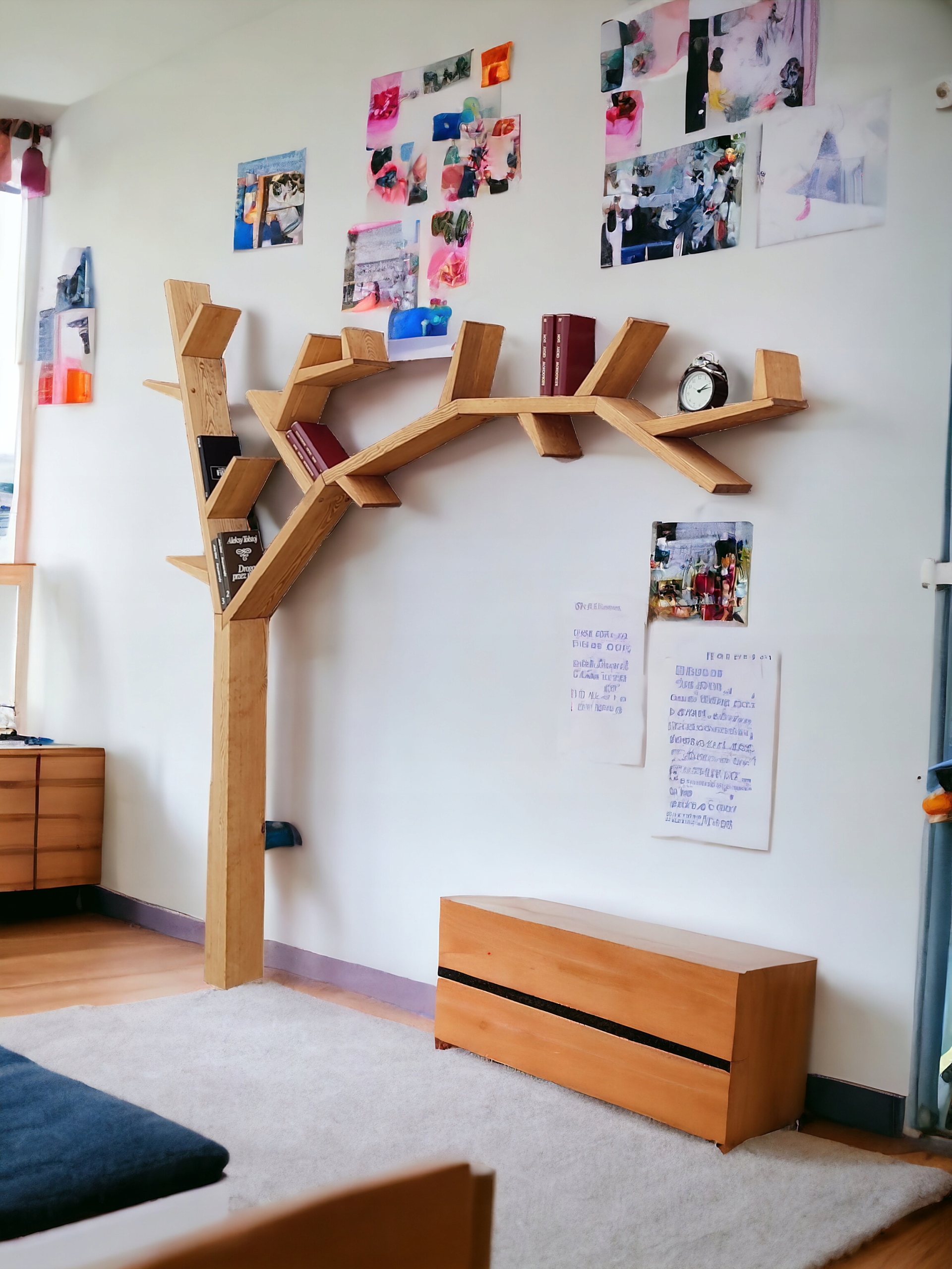 PÓŁKA NA KSIĄŻKI REGAŁ DRZEWO Marka Tylkowdrewnie