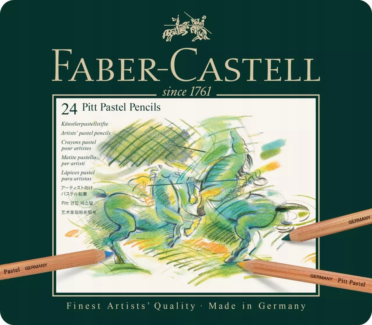Faber Castell Pitt Pastel Pastelky 24 Kovové Balení