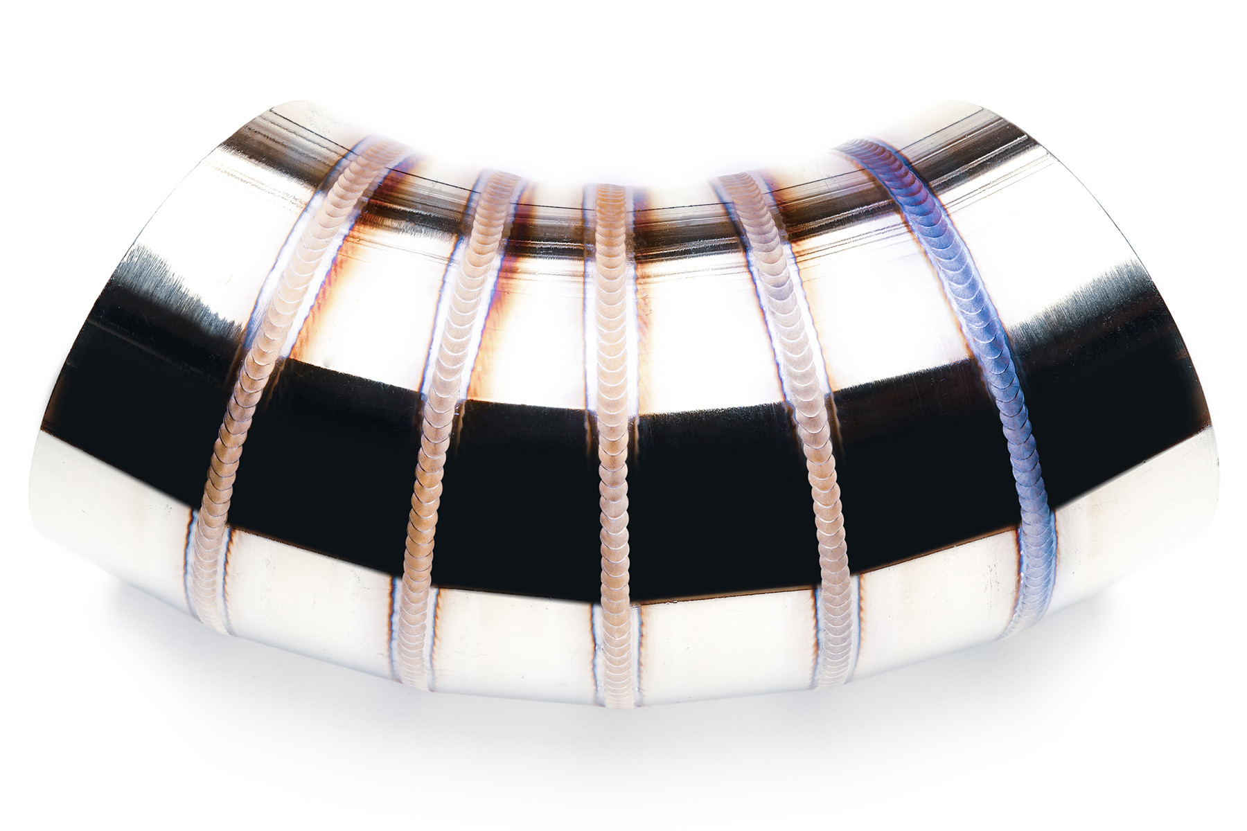 FMICPRO-WELD-76-6 - Сваренный нержавеющий локоть 67 ' 76mm welding porn