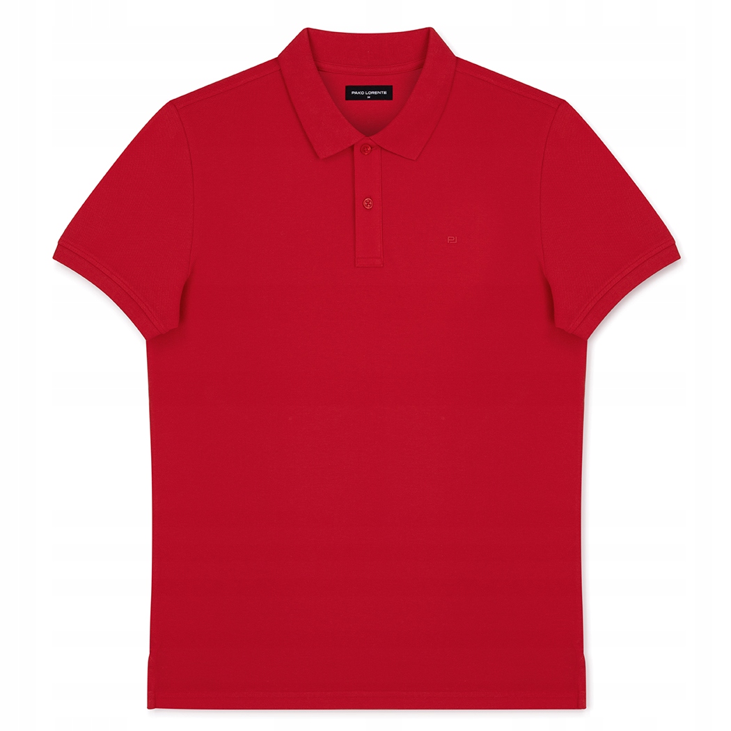 Pánská polokošile v červené barvě 100% bavlna Pako Lorente vel