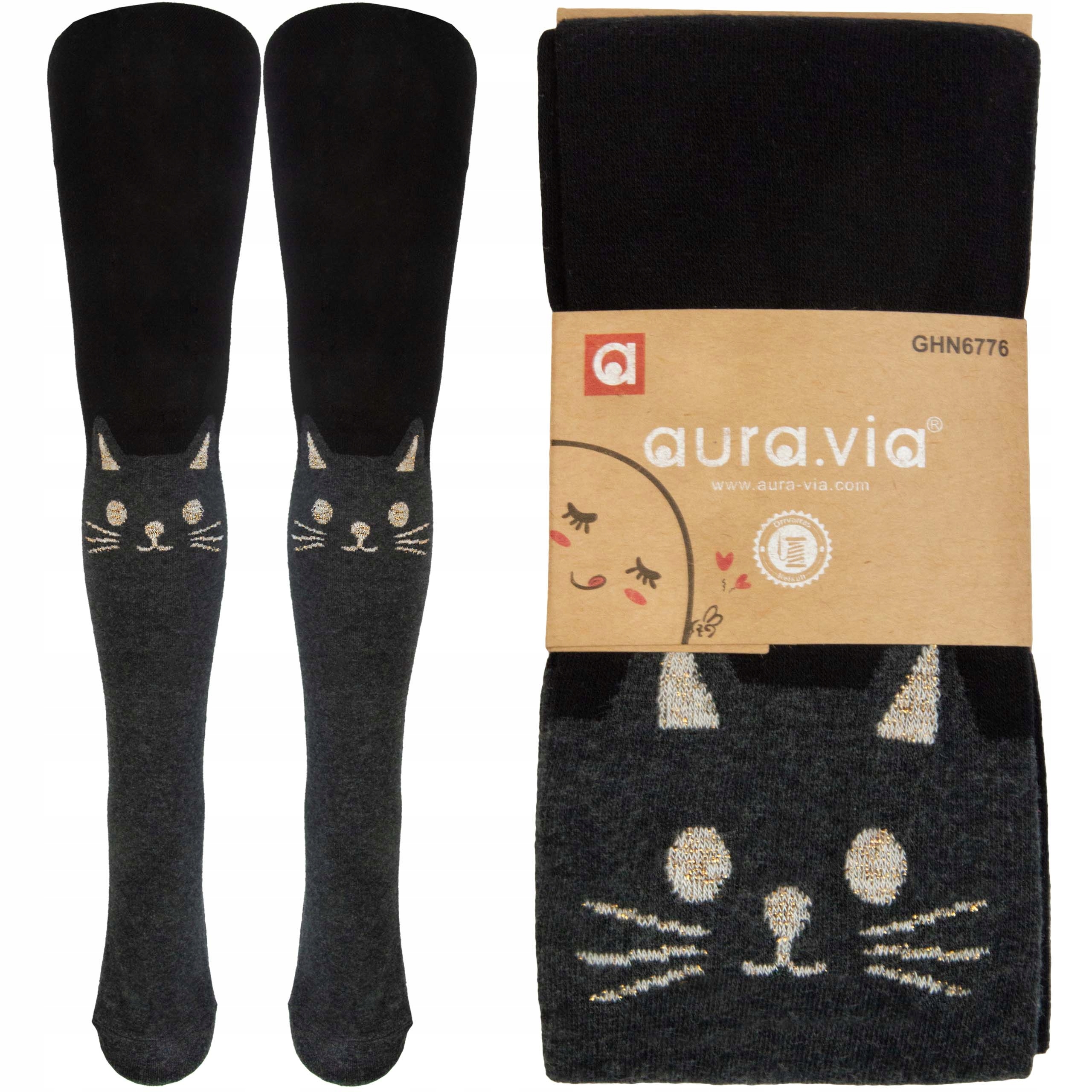 

Rajstopy bawełniane Kotek dla dziewczynki 92-98