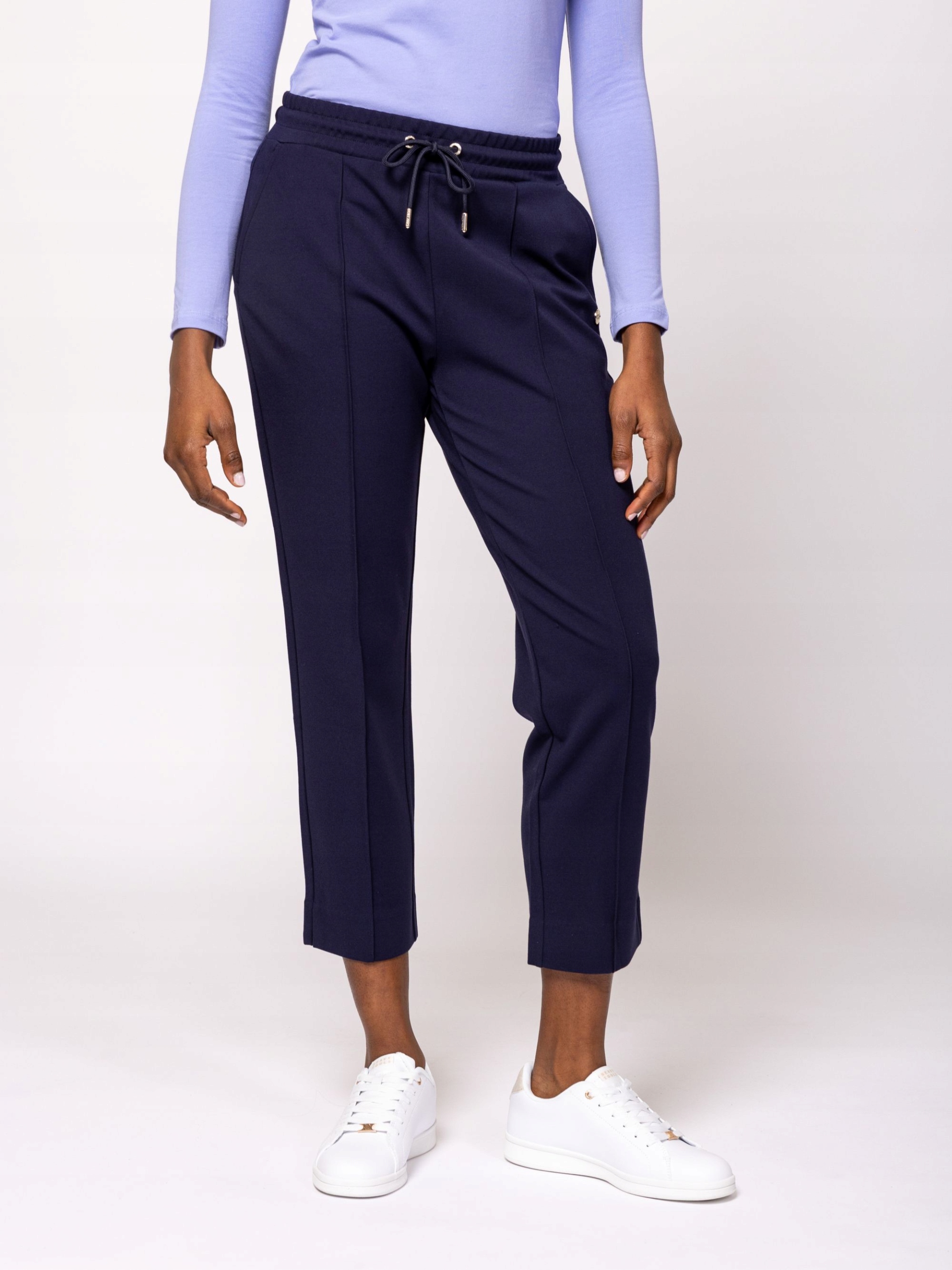 Heavy Tools Dámské Kalhoty Pohodlného Rovného Střihu Zendaya Navy S