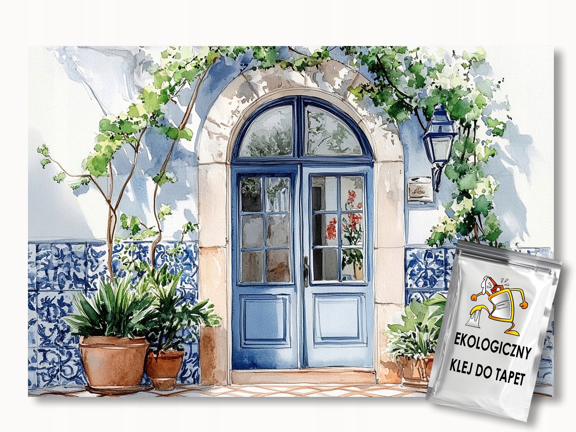 Fototapeta Flizelina Architektura Dům Vchod Dveří Azulejos 250x175 155g