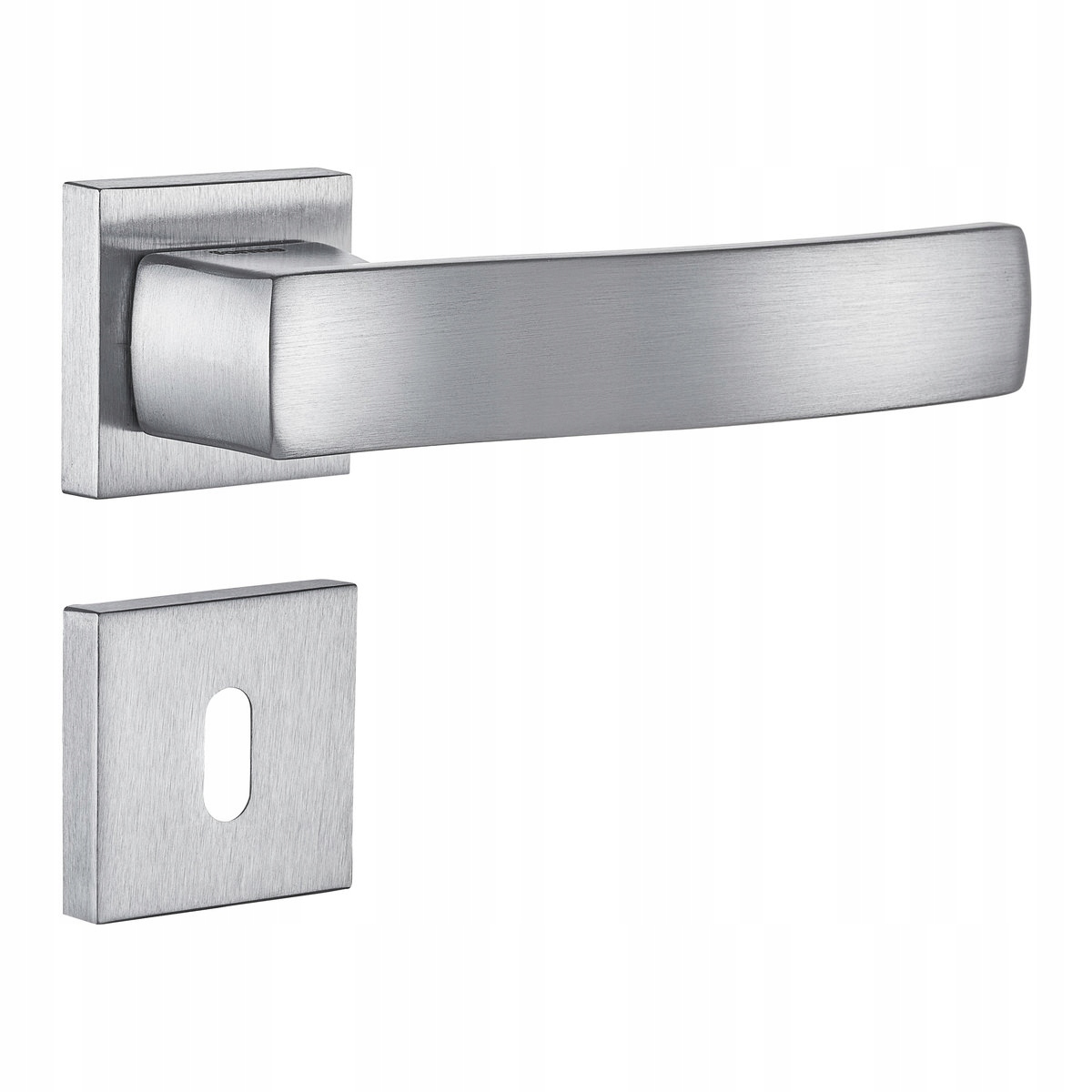 Kľučka Vanessa Chróm-satén Talianska Rozeta Kľúč