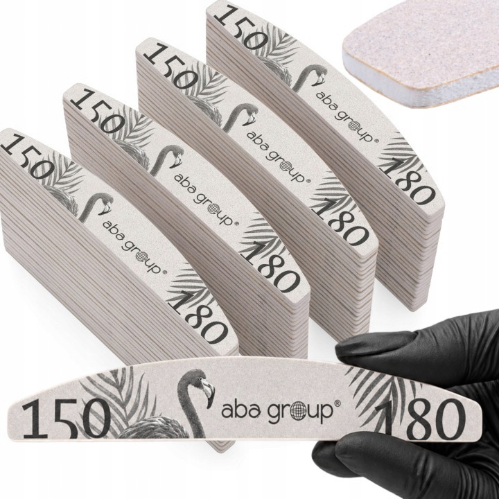 Aba Group Pilnik Do Paznokci Flaming Slim Łódka 150/180 100 szt.