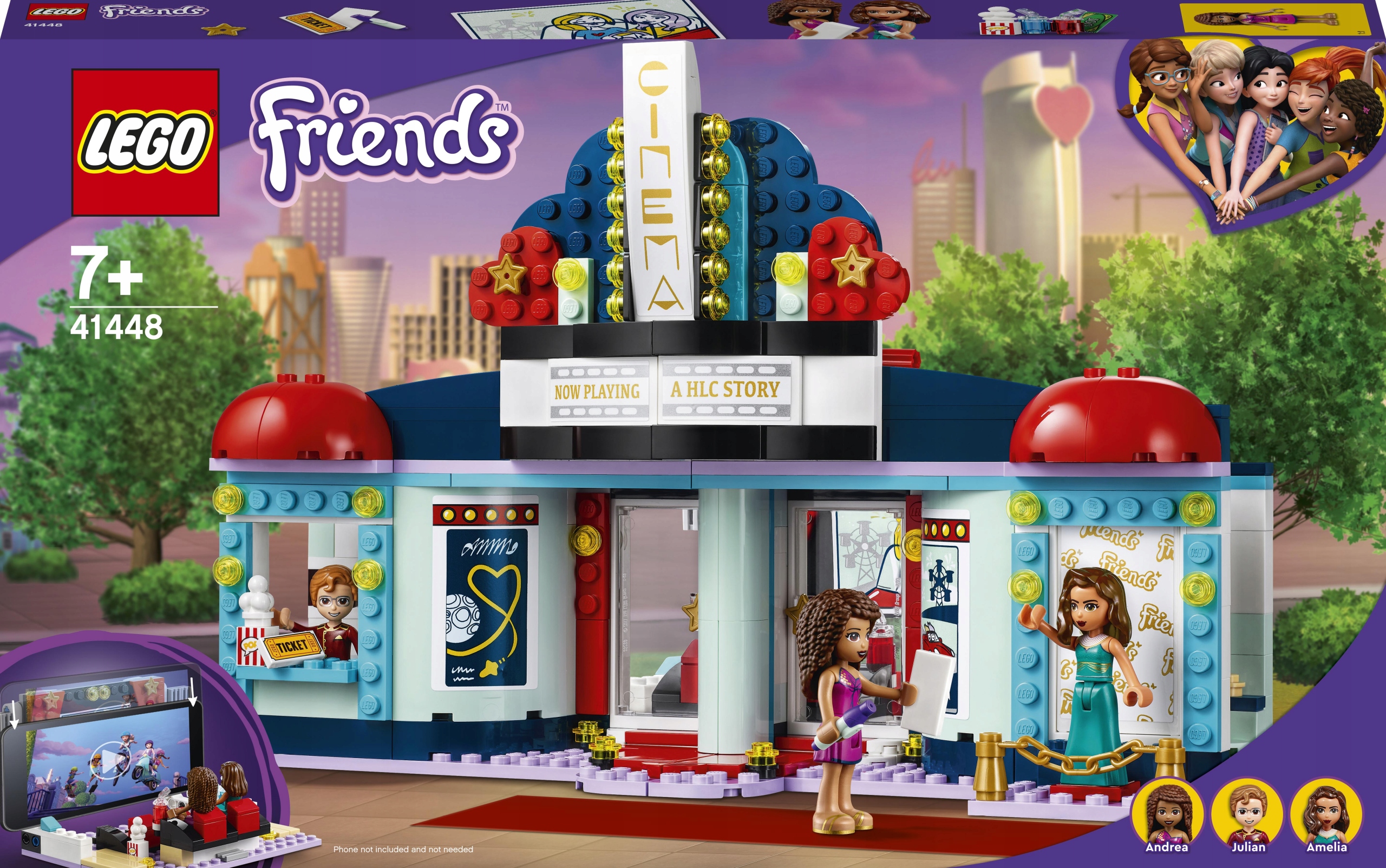 

Lego Friends Kino w Heartlake City 41448 451 el.