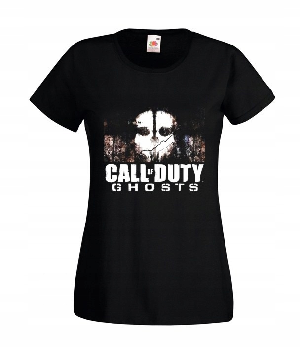 

Damska Koszulka Czarna Call of Duty Wzory