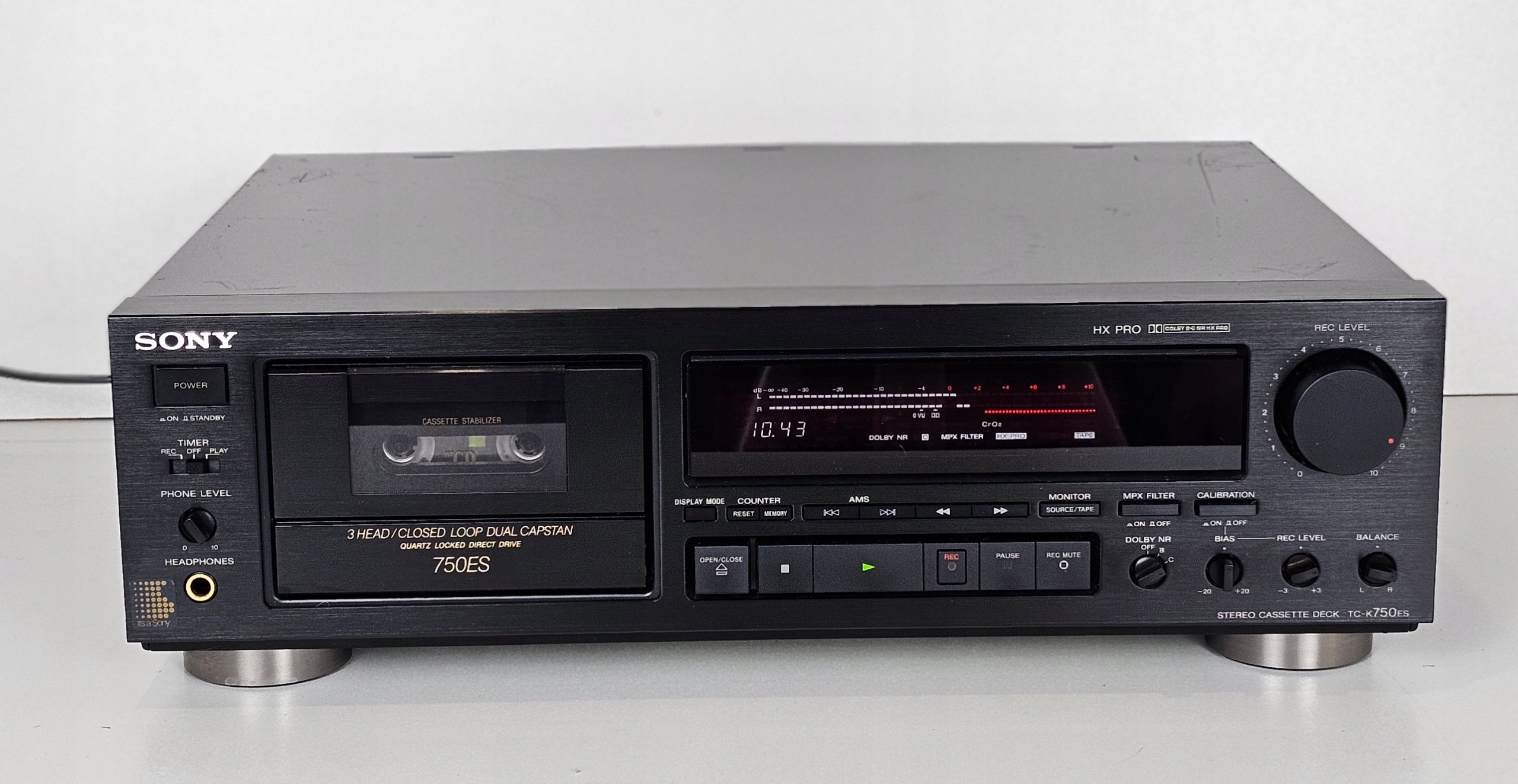 MAGNETOFON DECK SONY TC-K750ES SUPER