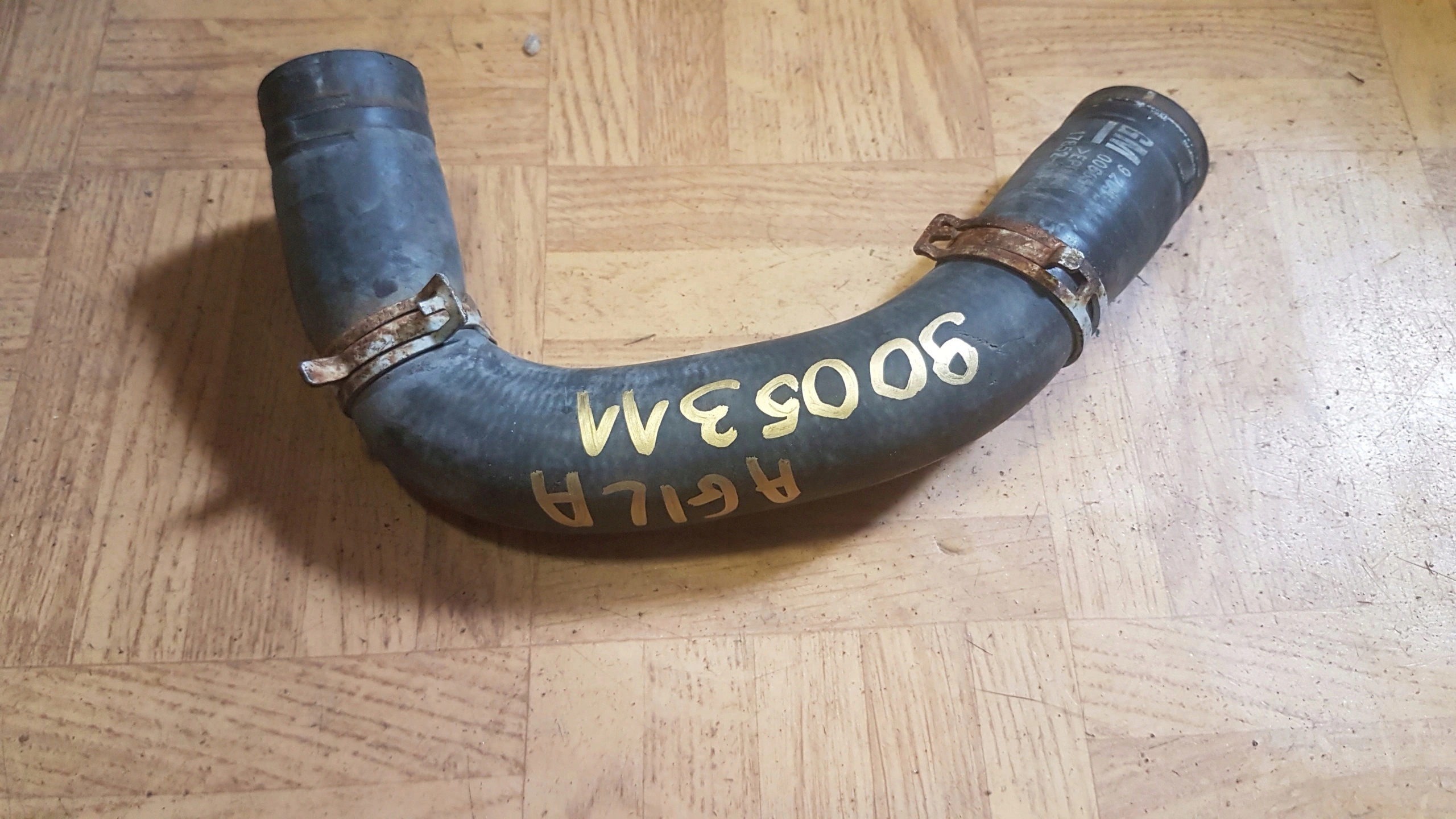pipe hose upper radiator OPEL AGILA 9205311
