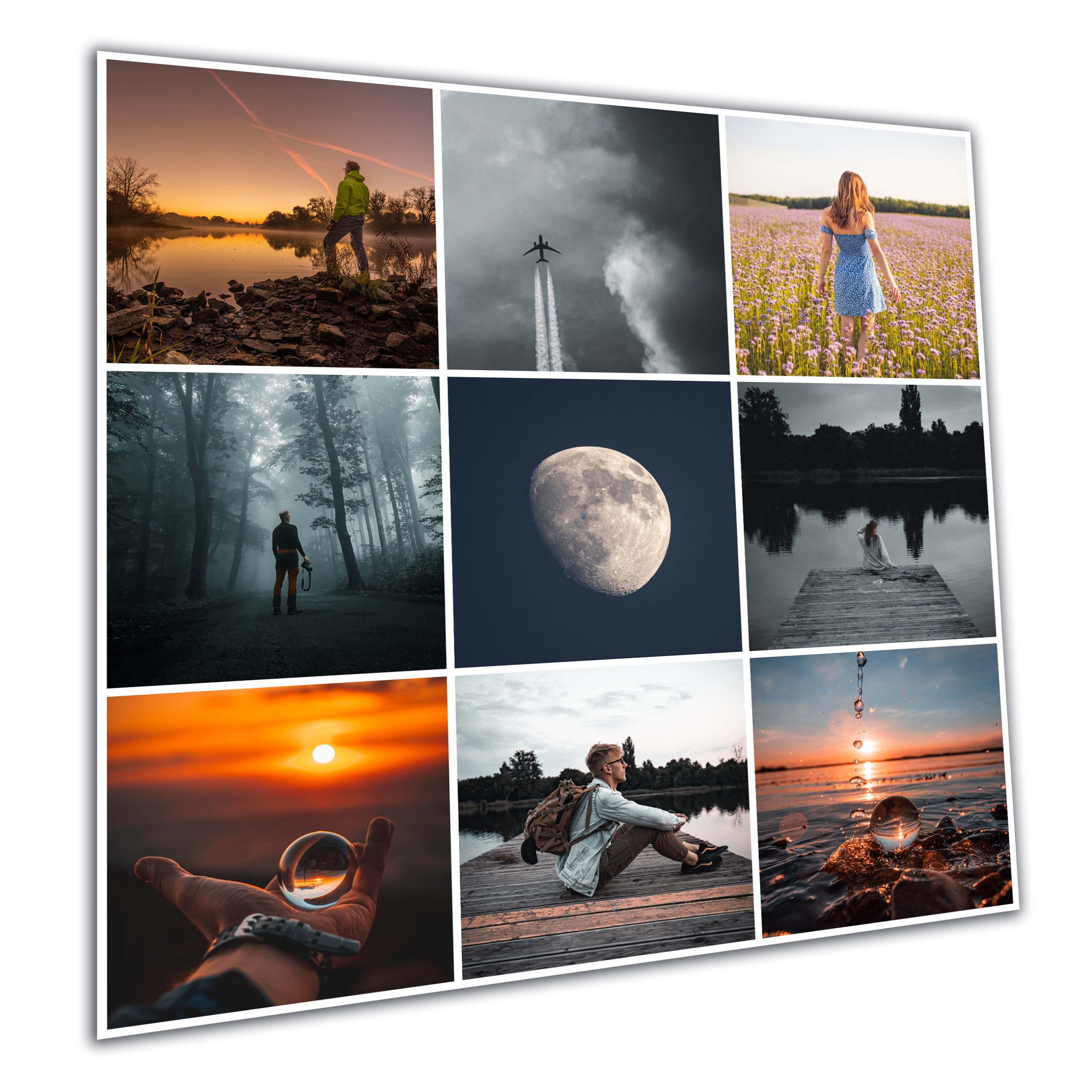 

Foto-obraz nowoczesny Kolaż ze Zdjęć Insta 60 cm