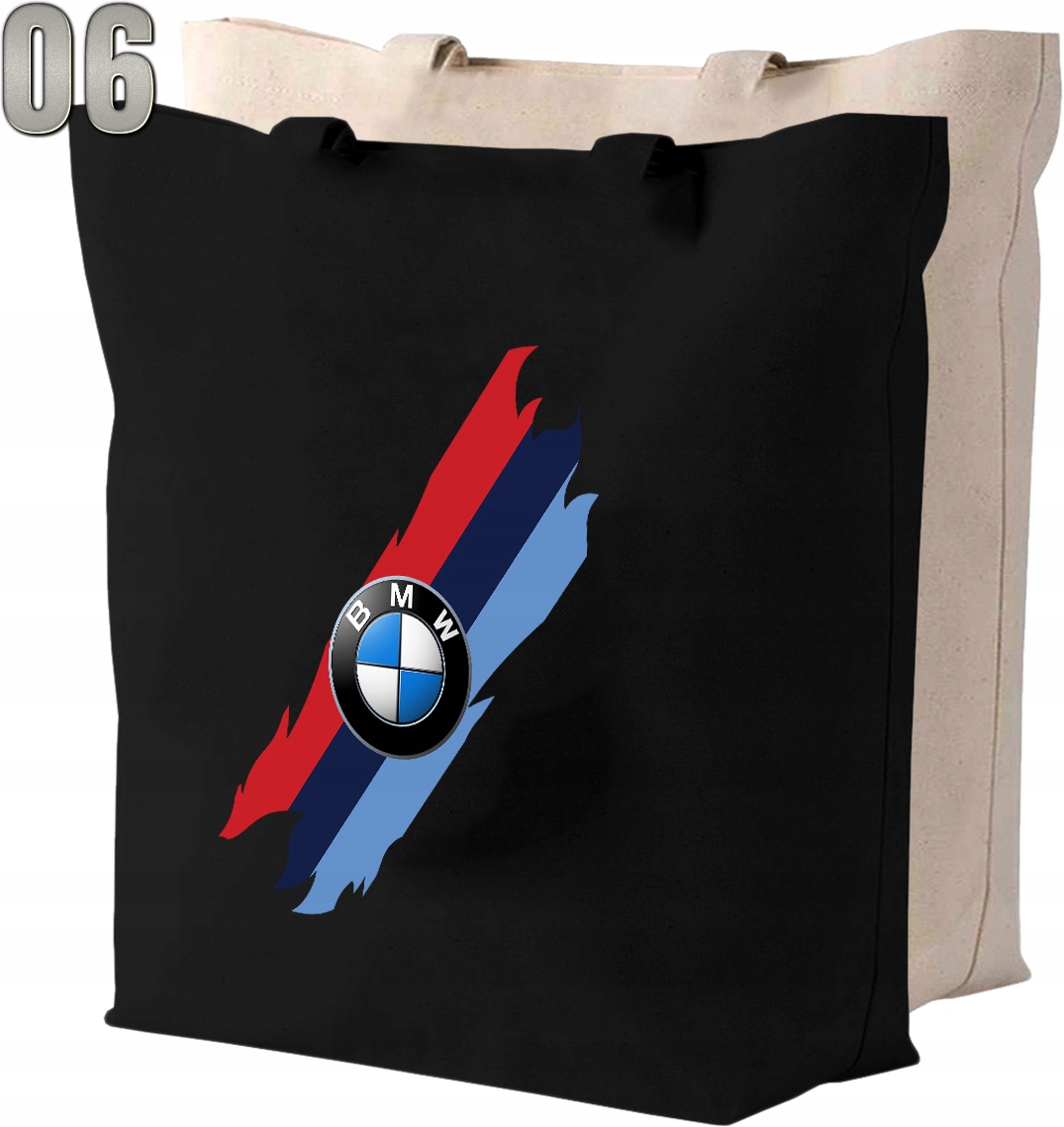 Torba bawełniana BMW + IMIĘ Wysokość 42 cm