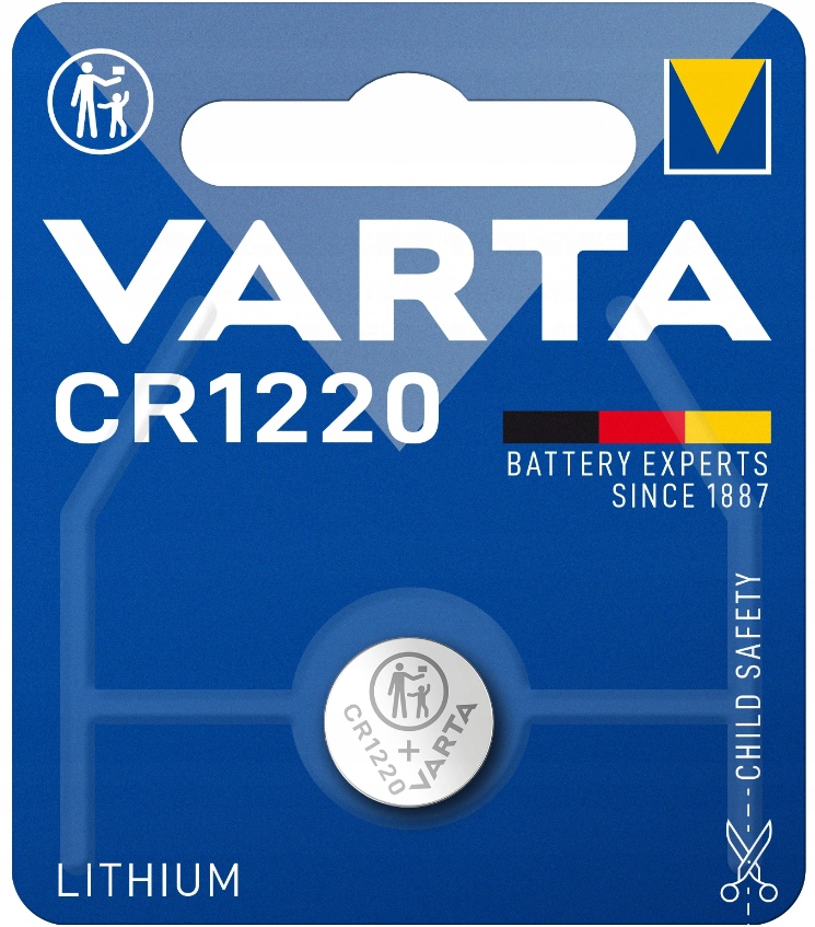 

Bateria do pilota samochodowego CR1220 Varta 3V