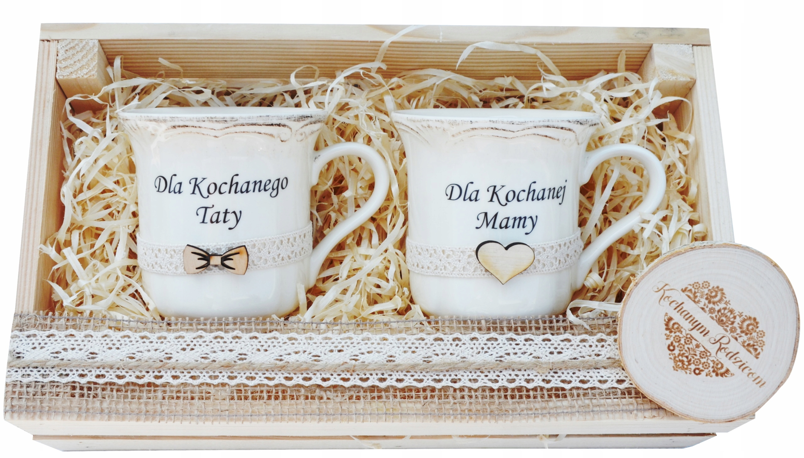 

Podziękowanie dla Rodziców na Ślub Porcelana Kubki