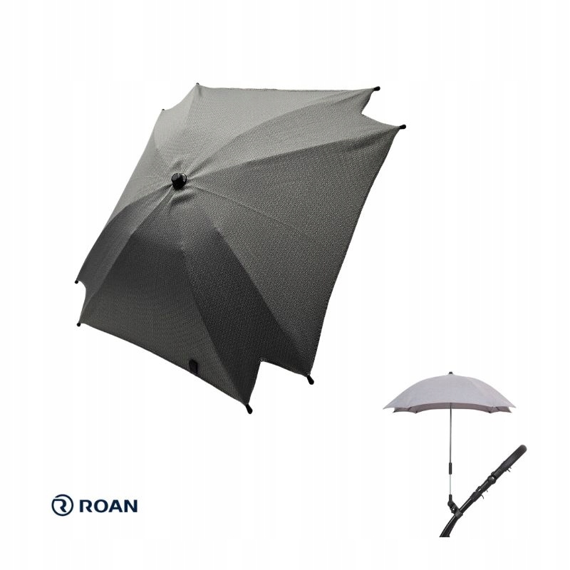Parasolka do wózka ROAN kol. CLOUD GREY, oryg. Marka Roan