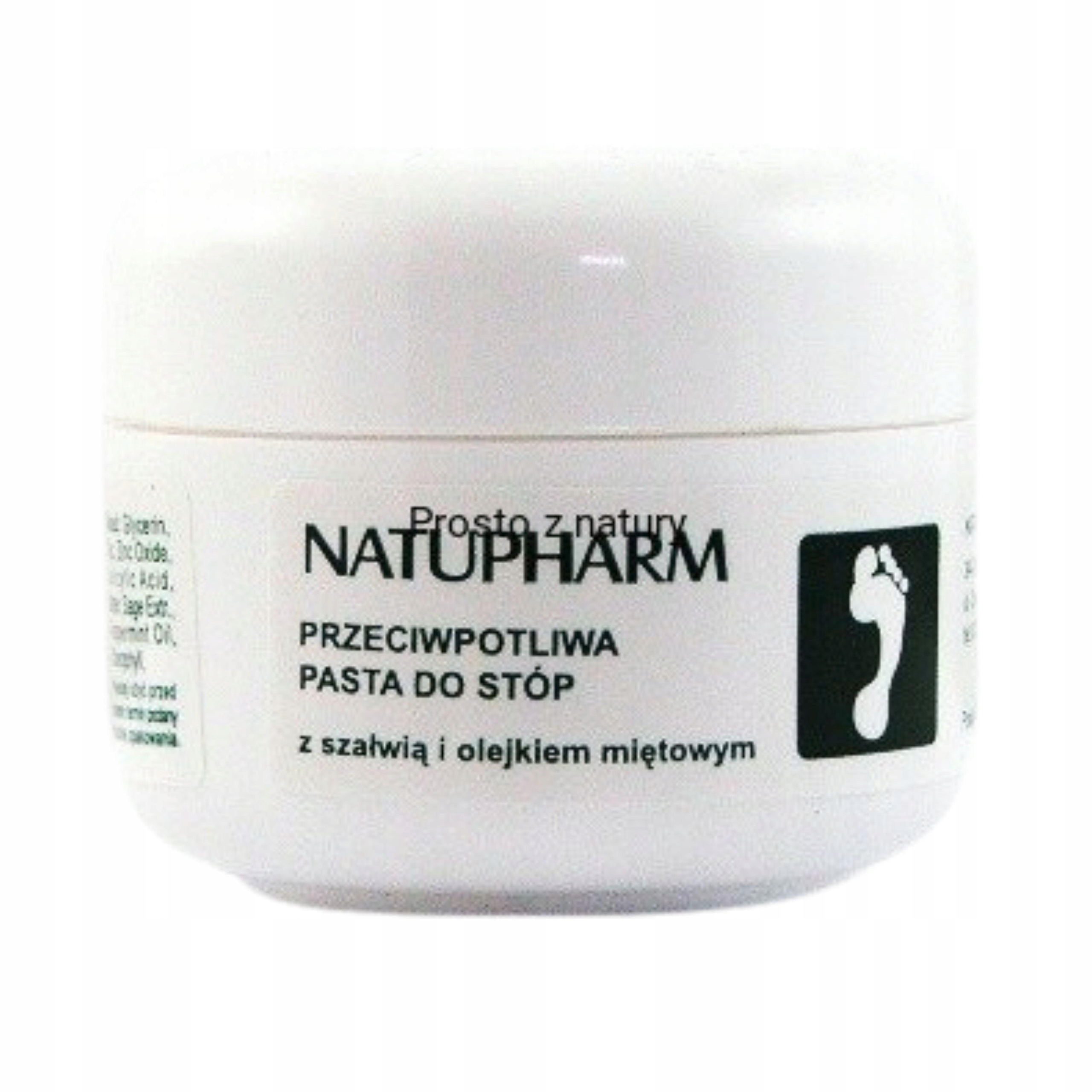 NATUPHARM PASTA do stóp przeciwpotliwa 50 g