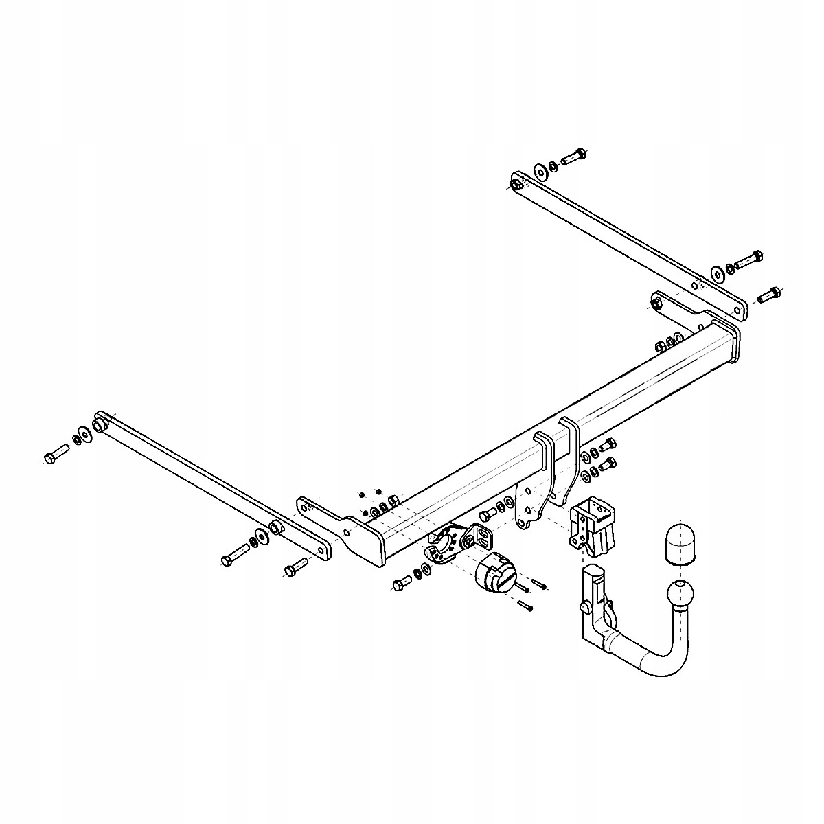 Hak holowniczy Wypinany Mazda 3 BP HTB od 19 MODUŁ WIĄZKA 13 PIN GRATIS Producent Steinhof