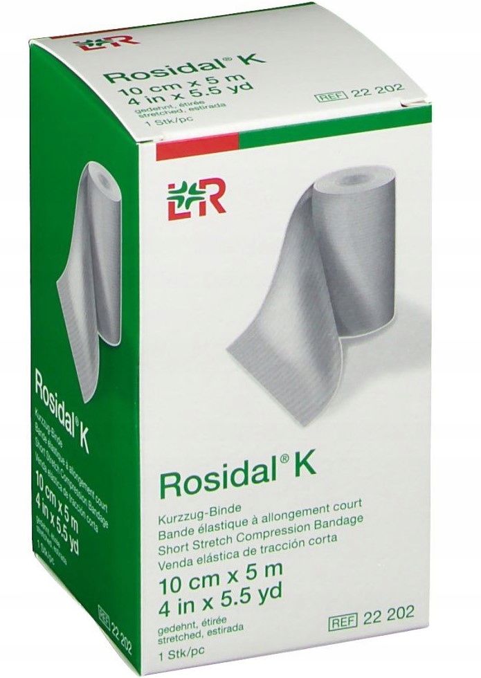 

L&r Rosidal K 10cm x 5m, do kompresjoterapii