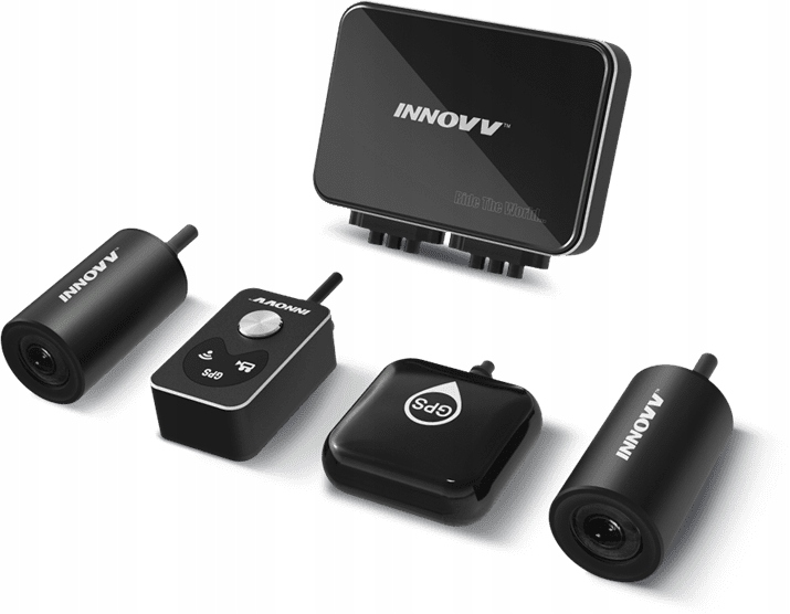 Obojstranný motocyklový videostartor Innovv K7 Gps Full Hd 1080 noc